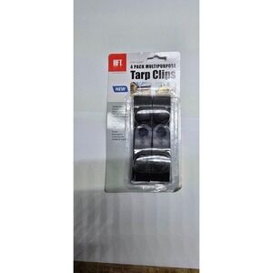 Harbor Freight Tools HFT 4x Multipurpose Tarp Clips Black #63067 NEW